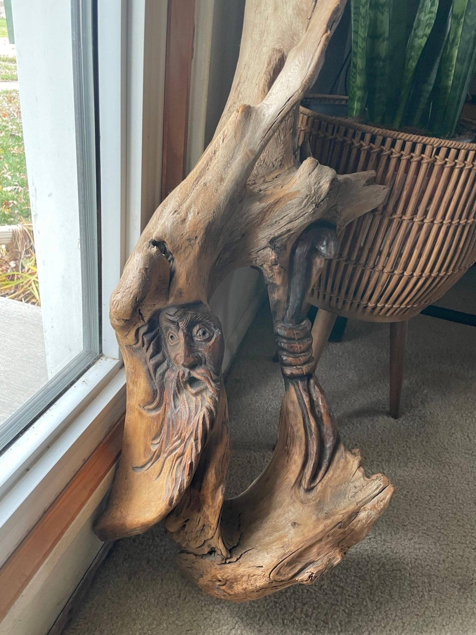 Large Natural Driftwood Sculpture | Mercari