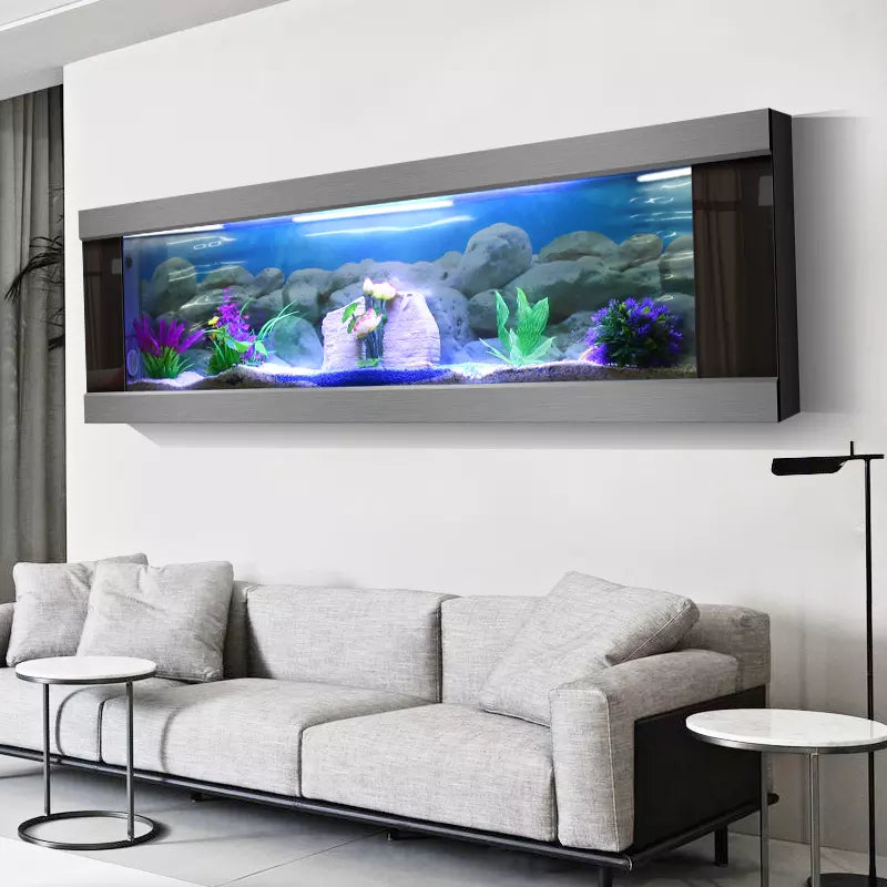 Living Room Fish Tank In Wall Aquarium Kit Small Wall Fish Tank Small Fish Tank In