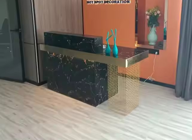 Minimalist Front Office Reception Desk