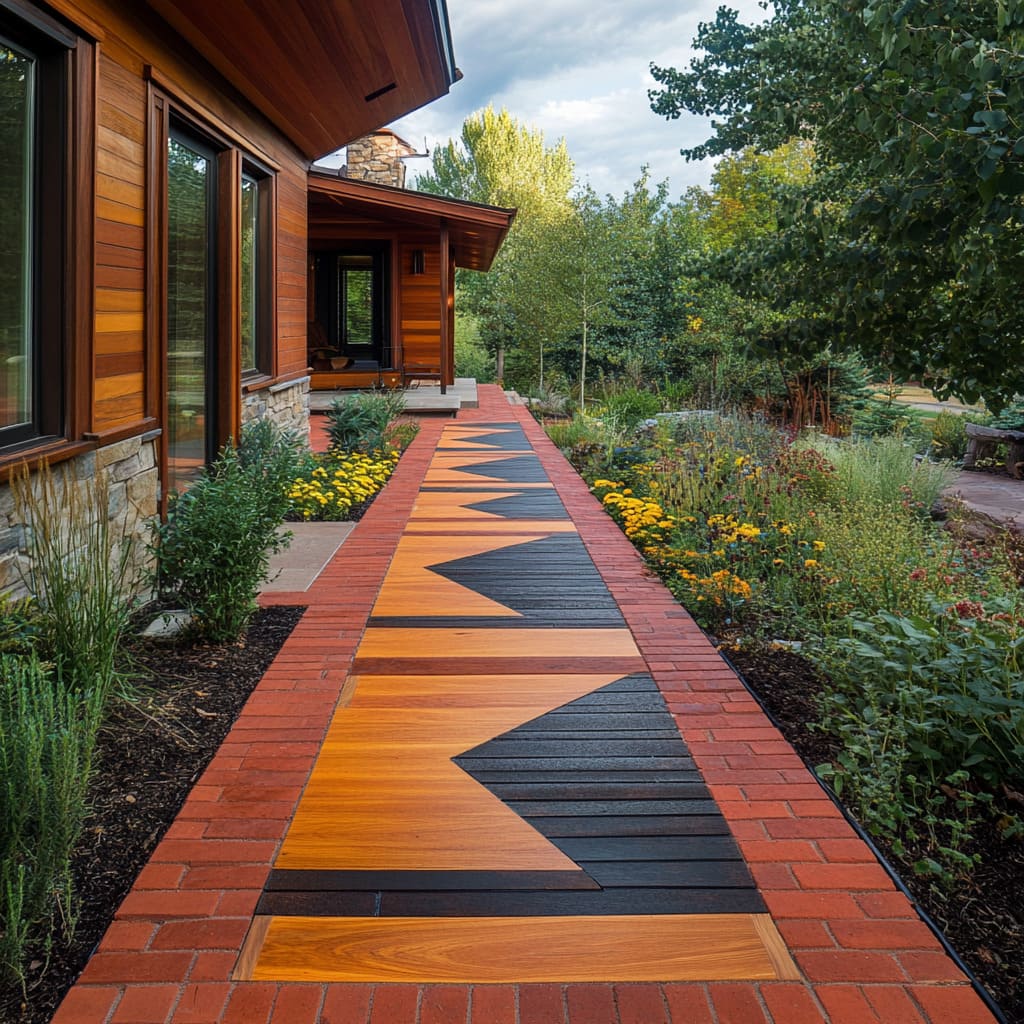 Modern Brick Walkway Ideas That Transform Your Garden Landscape | Fancy House Design