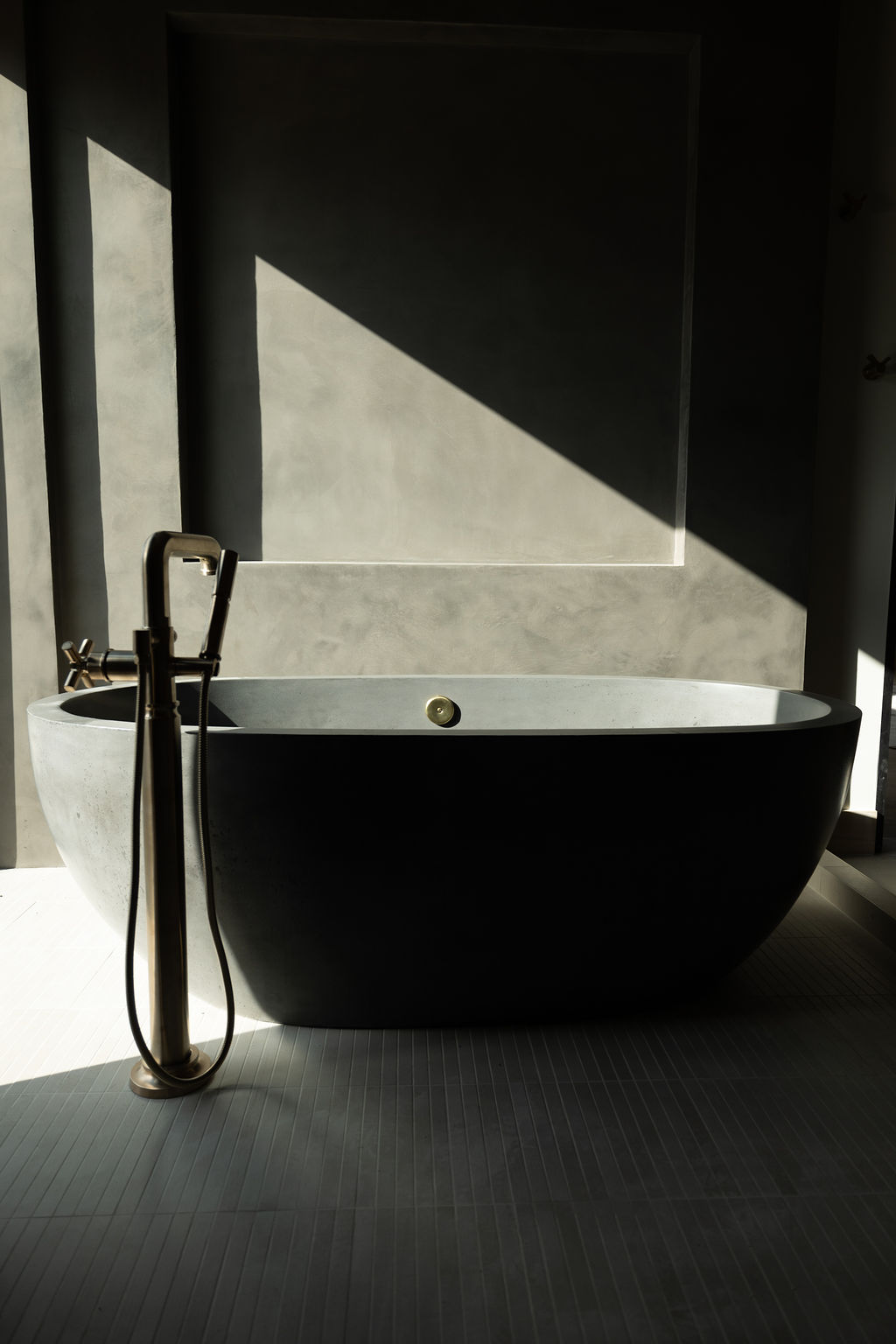 Mountain Modern Organic Bathroom - Zen Home Spa - Style House Interiors