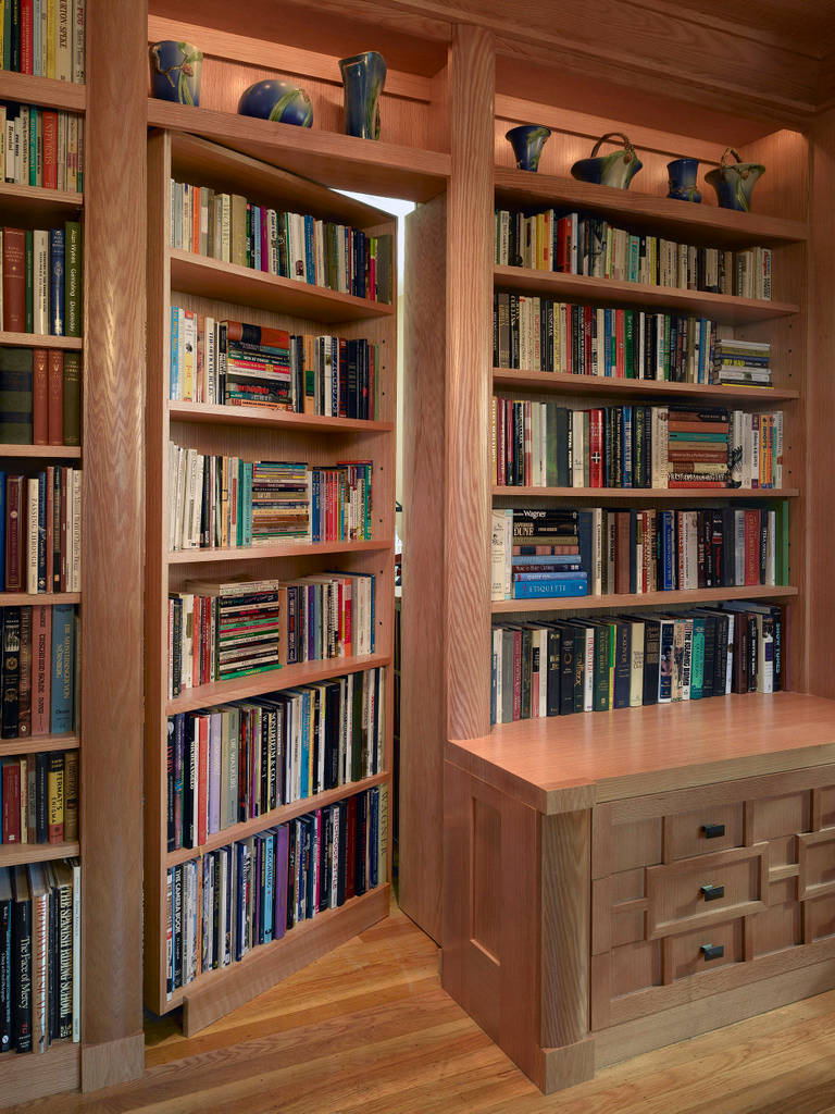 Open Sesame: Design a Bookshelf That Doubles as a Secret Doorway | Houzz AU