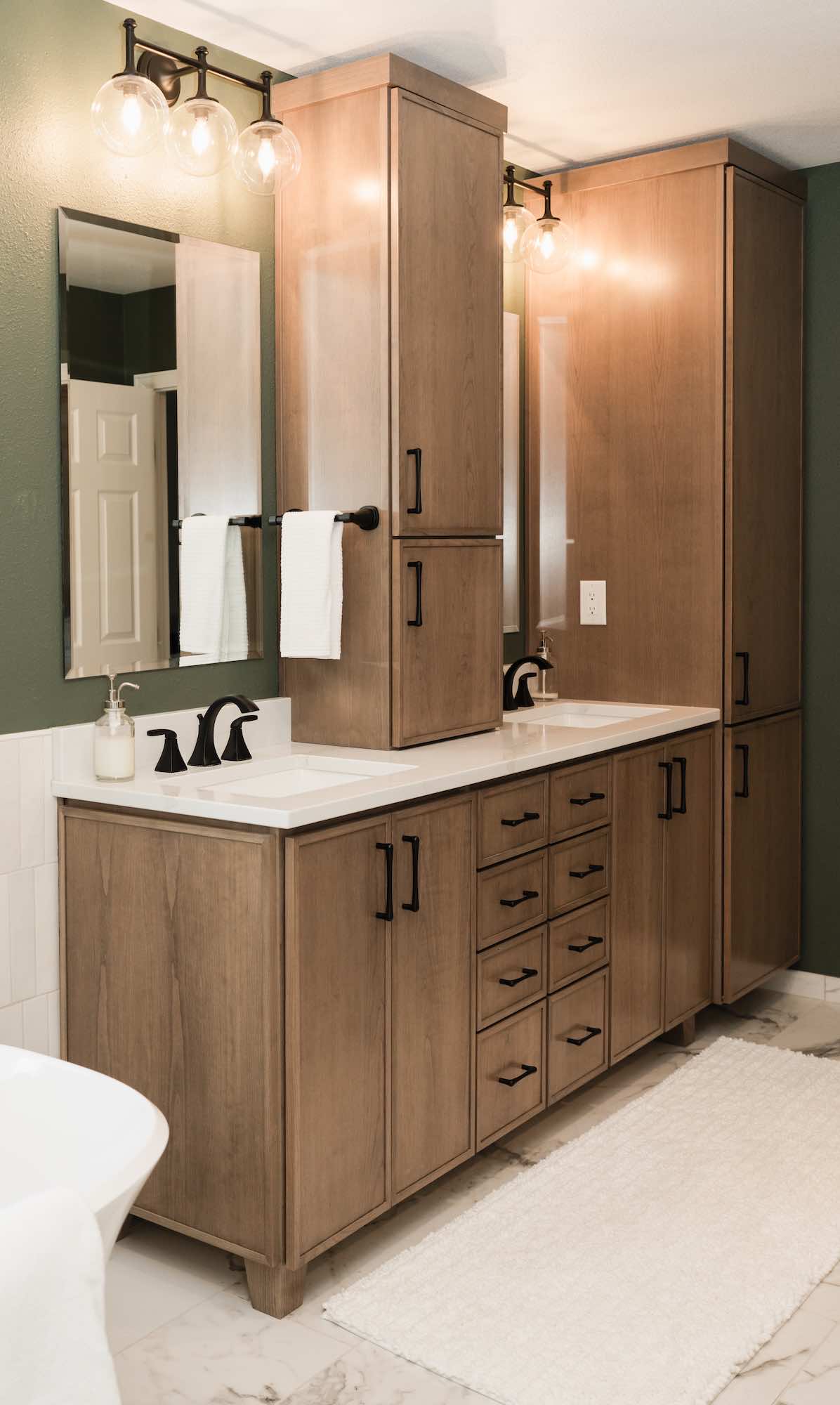 Organic Modern Bath Escape Remodel in Morrison, CO | VL Builders