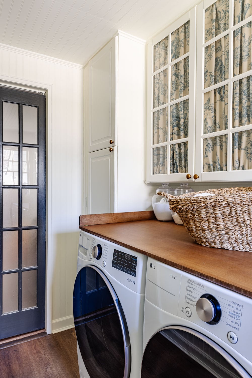 Our Small Space Laundry Room Organization That Maximizes Storage - Bless'er House