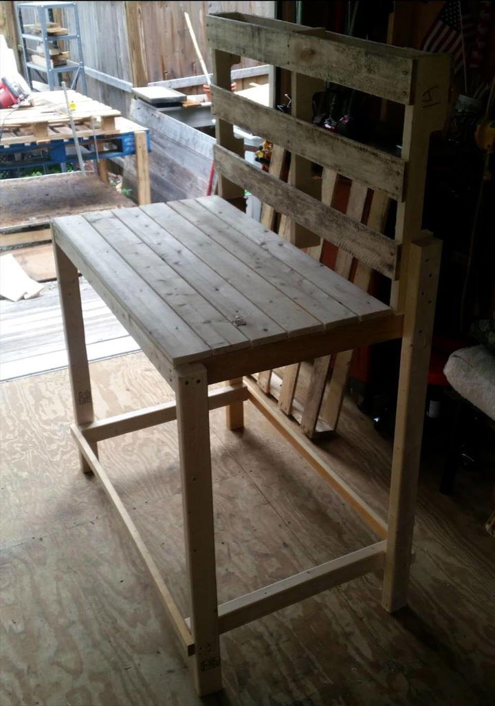 Pallet Potting Bench - Step by Step - Easy Pallet Ideas