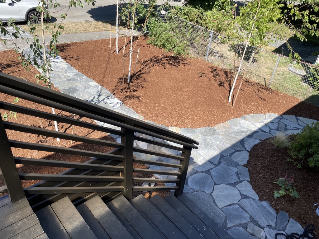 Pathways & Walkways: Concrete, Stepping Stone, Gravel, Wood Paths