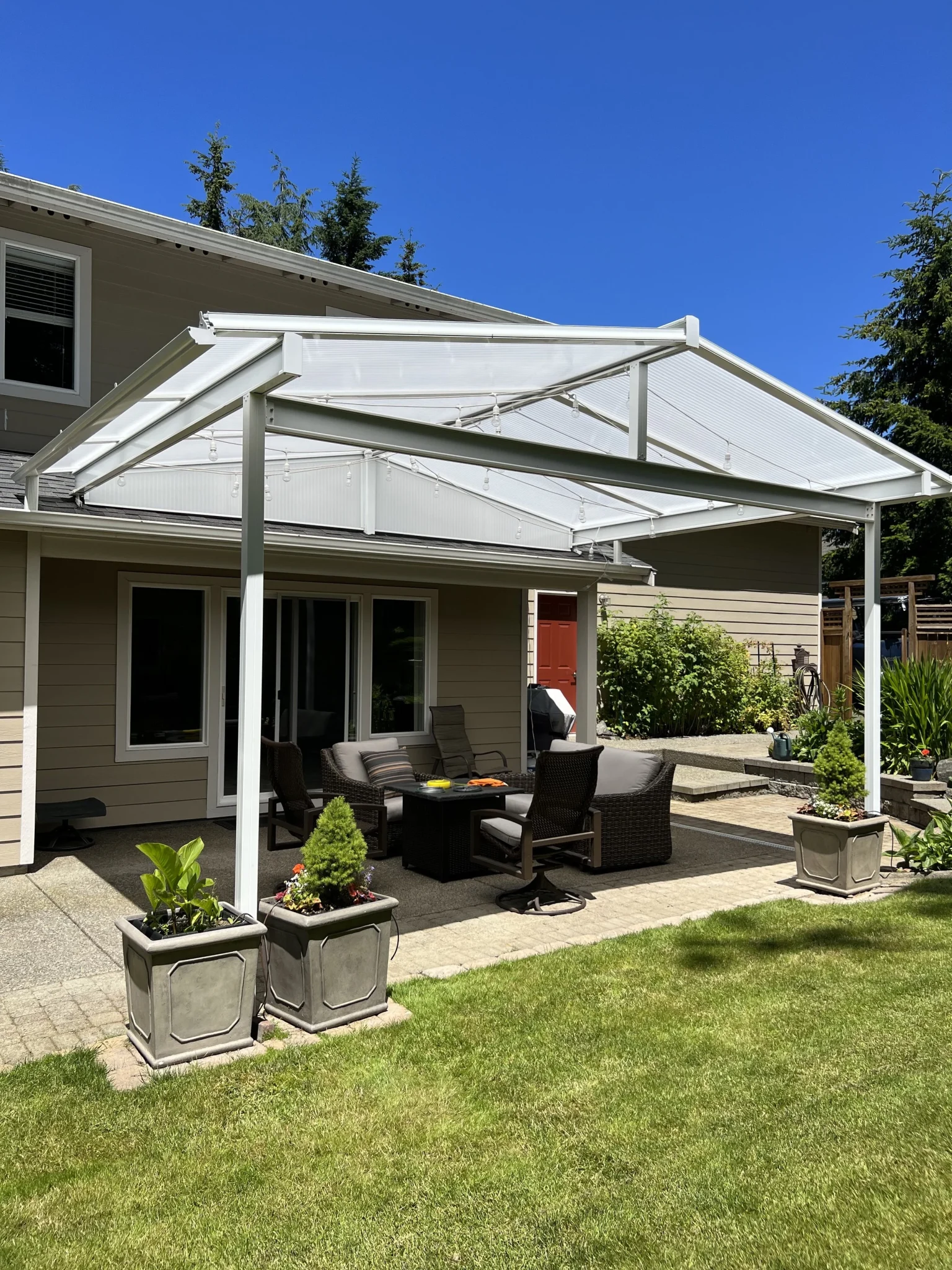 Patio Covers — Premium Aluminum & Acrylic Roof Systems | Decks & Patio Covers