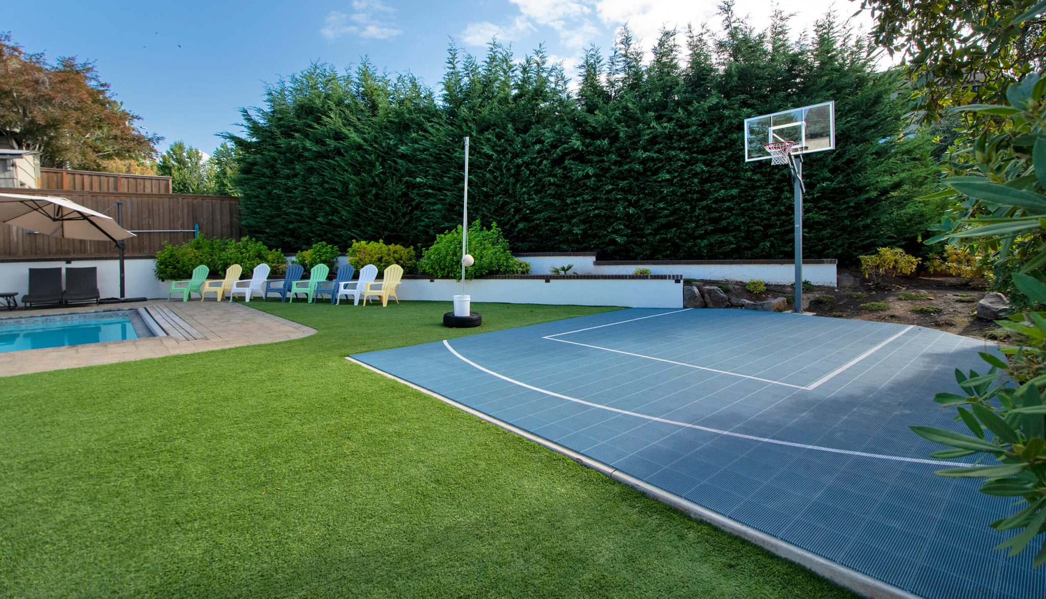 Portland Backyard Sports Court Design and Construction | Athletic Courts | Drake's 7 Dees