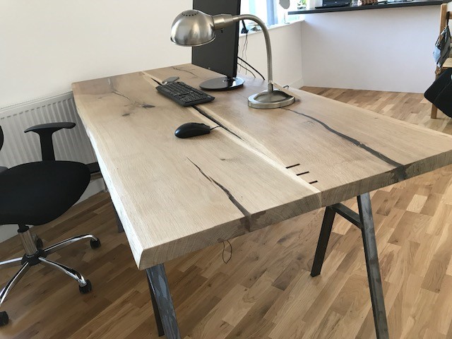 Rustic Oak Desk | Real Wood Desks Made to Size | EARTHY TIMBER
