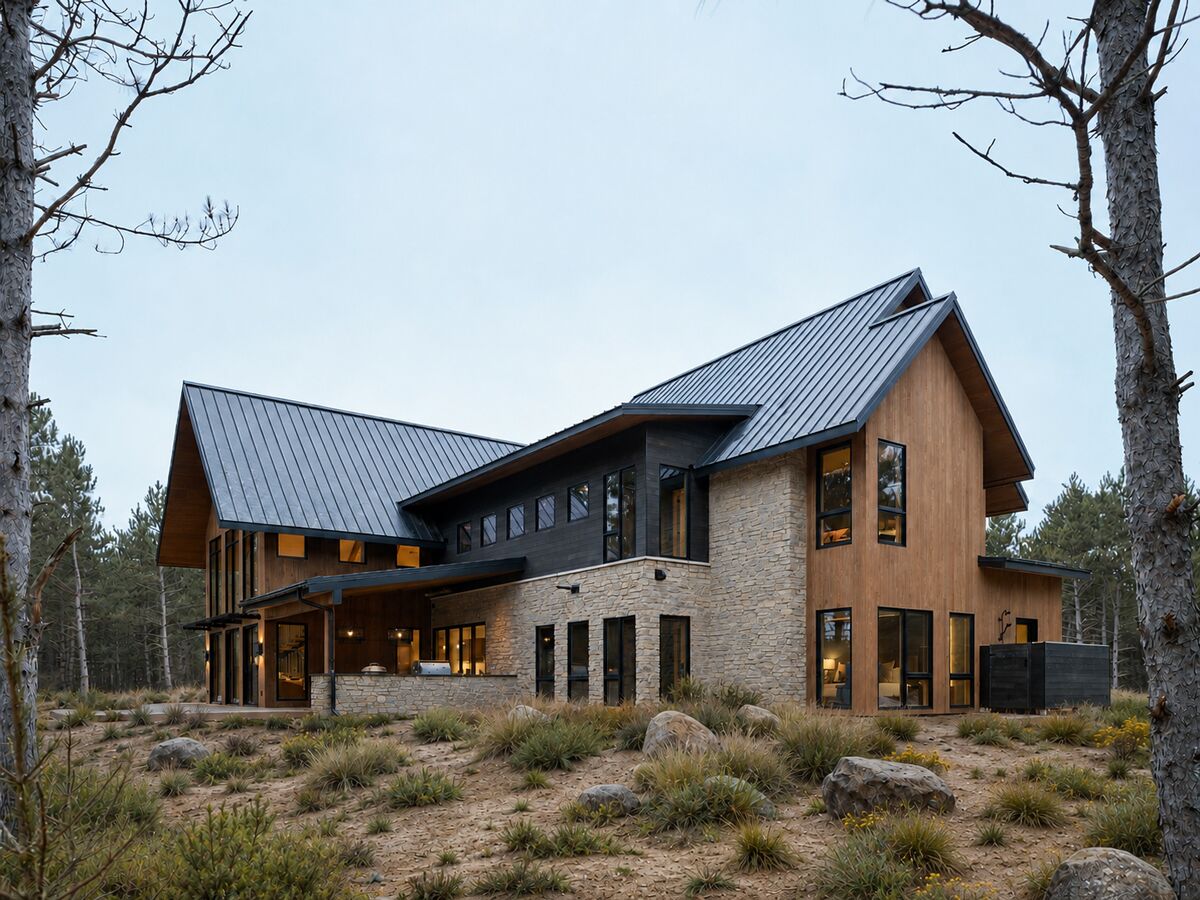 SAND PRAIRIE HOUSE :: CUSTOM Exterior Cladding - reSAWN TIMBER co.