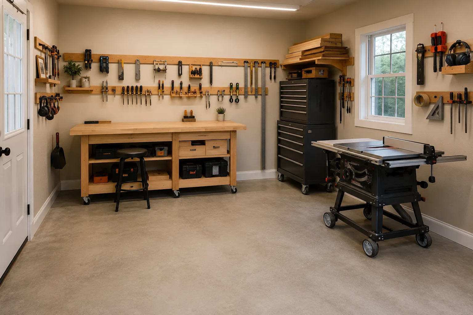 Single-Bay Garage Workshop Layout Without Losing the Car | Hobby Rig
