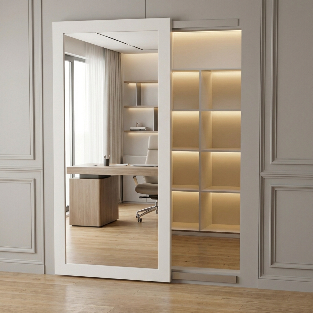 Single Bookshelf Doors | Custom Hidden Doors | Maderra