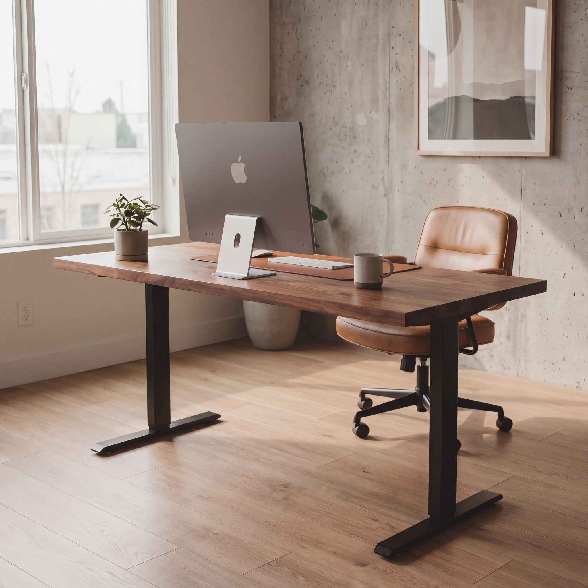 Solid Wood Desks – Handcrafted Real Walnut & White Oak | Artisan Born