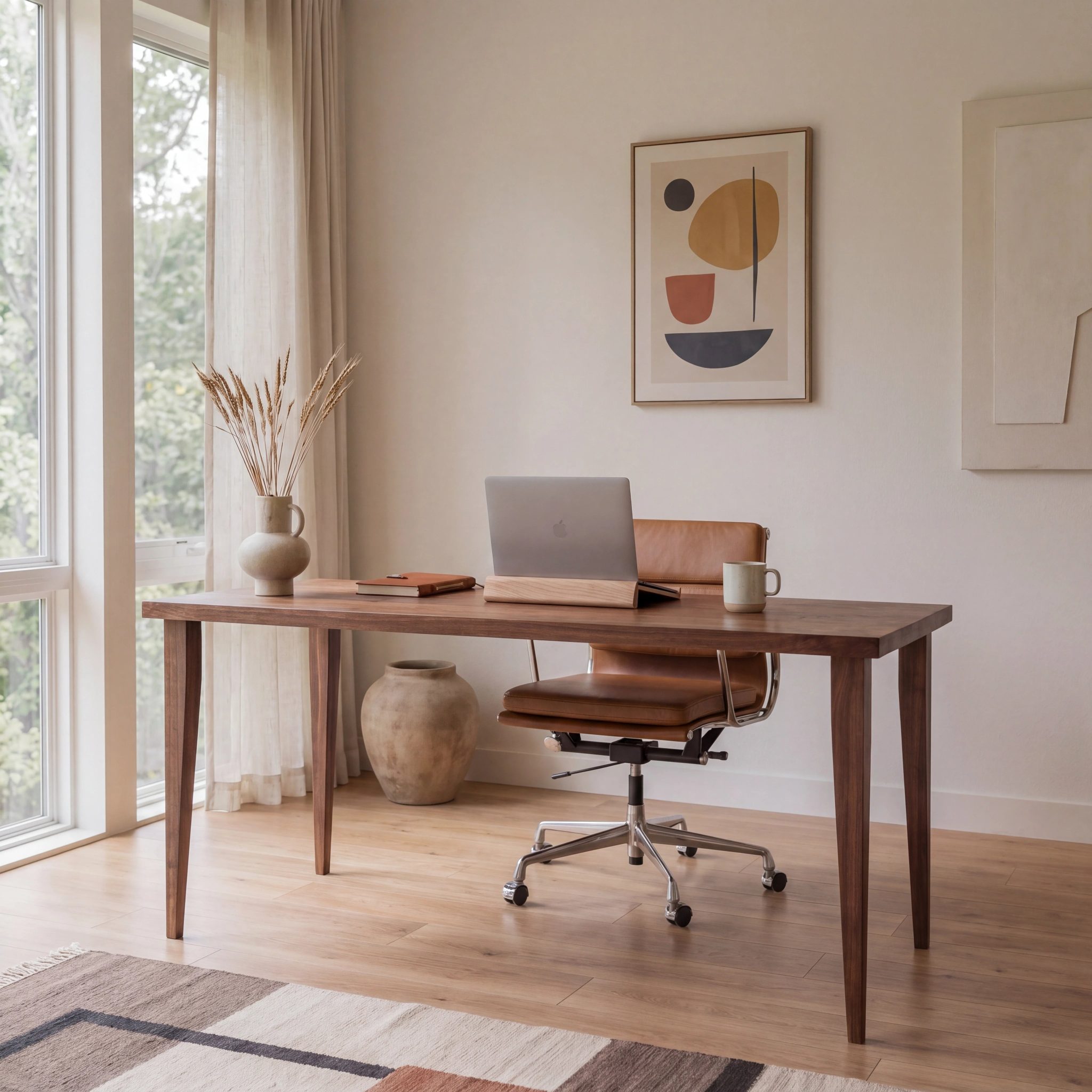 Solid Wood Desks – Handcrafted Real Walnut & White Oak | Artisan Born