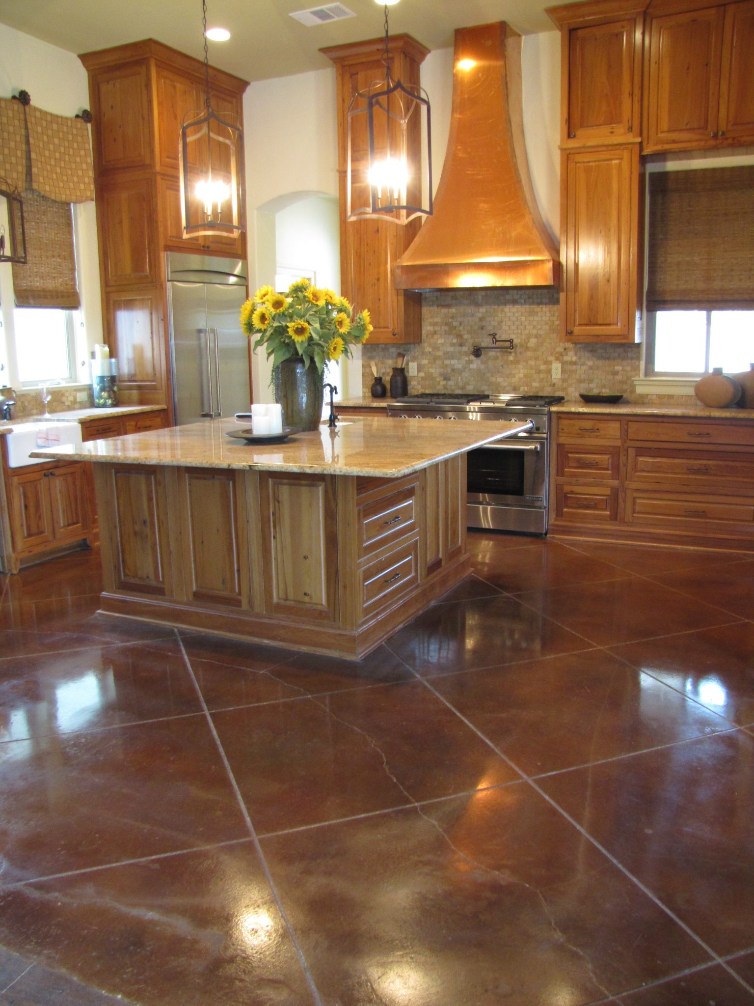 Stained Concrete Interior