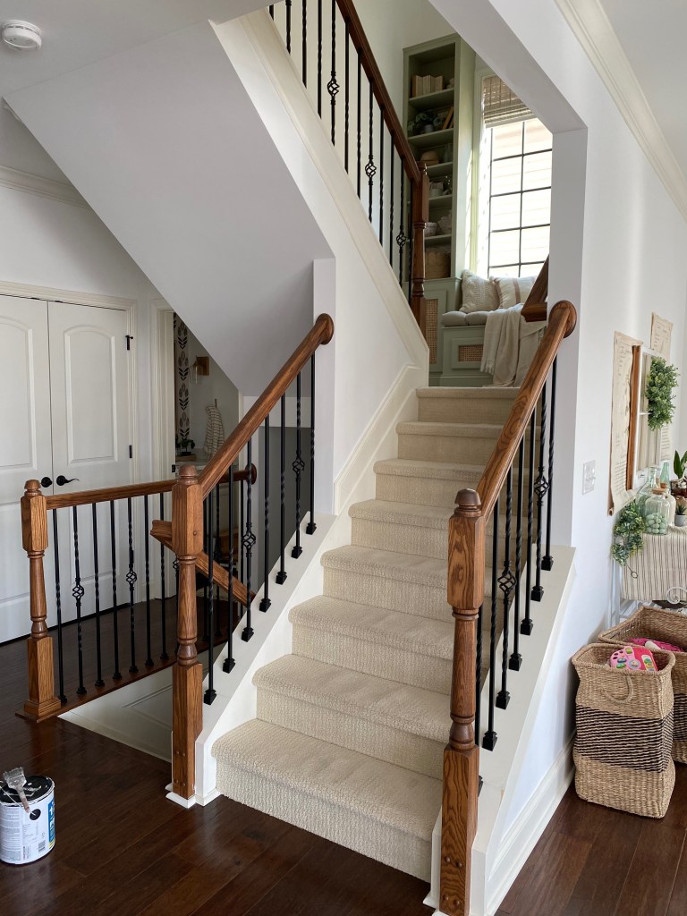 Stair Makeover - How We Transformed Our Staircase For $135 - farmhouseish