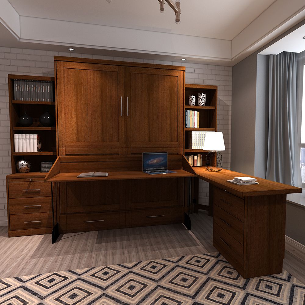 The Desk Murphy Bed, a Favorite Wallbed for Home Offices | Guest Beds
