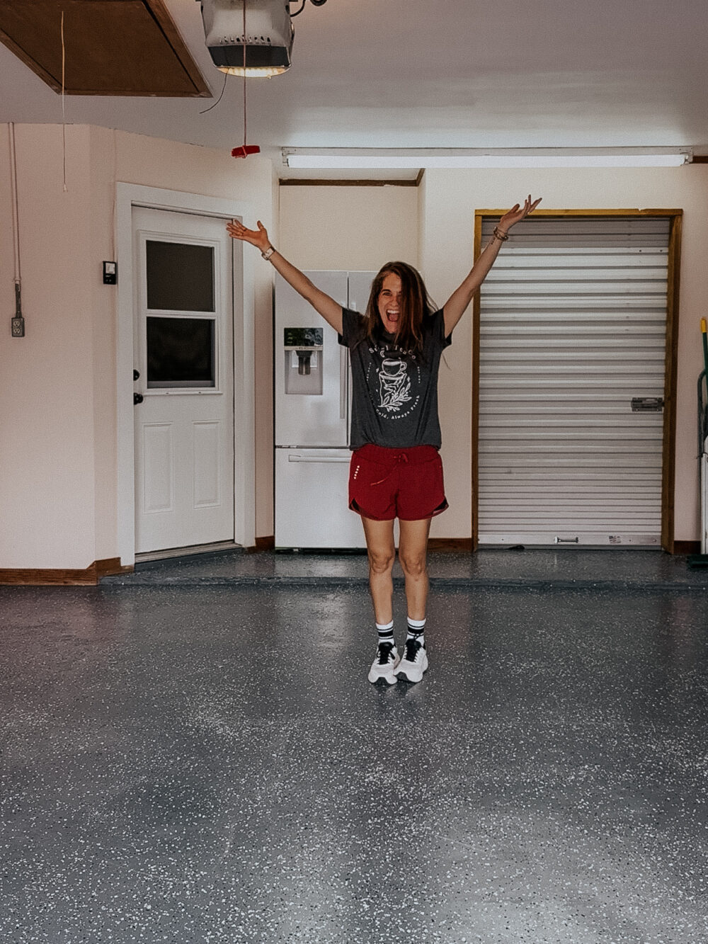 The Fourth House's Garage: Epoxy Floors + Fresh Paint! – Love & Renovations