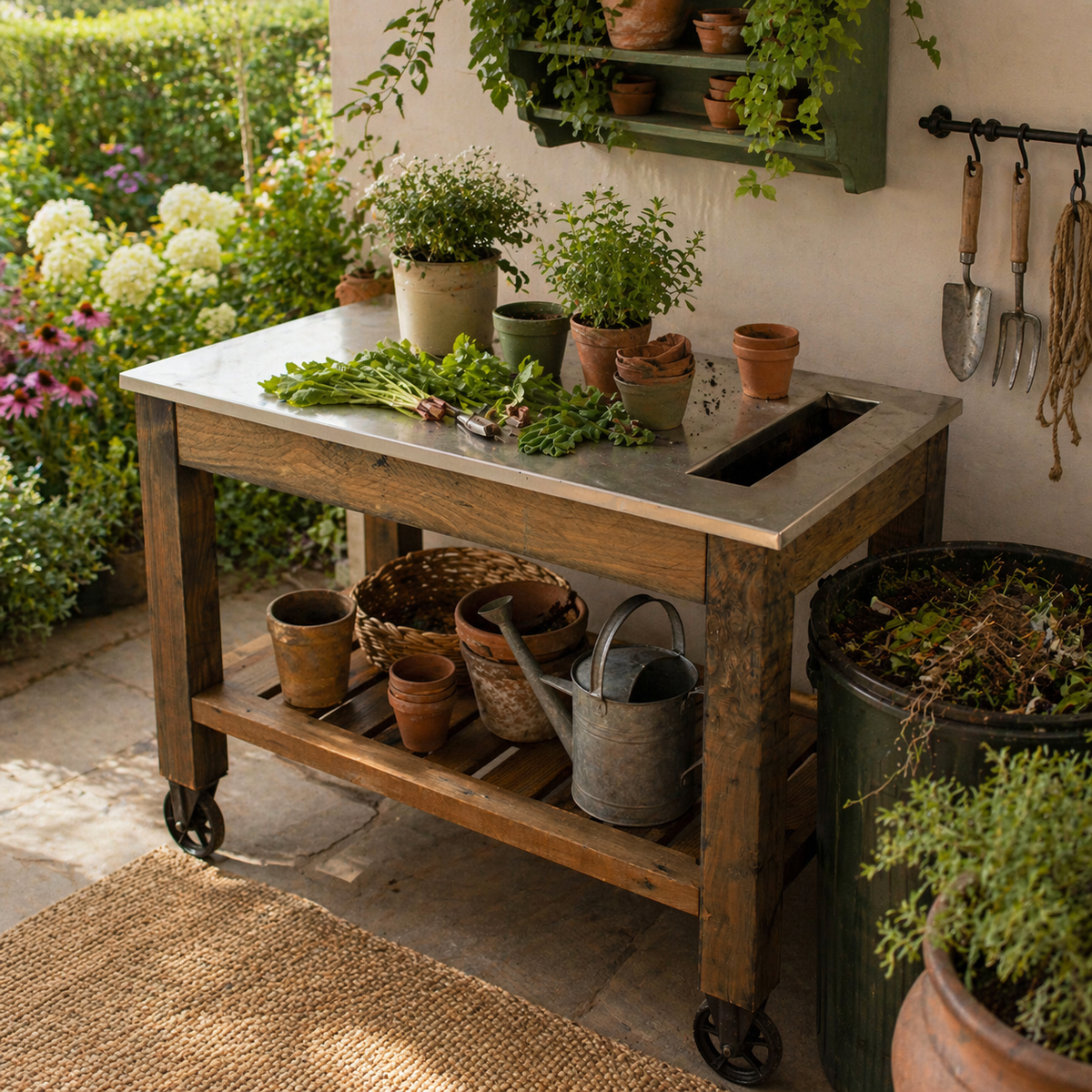 The Gardener's Pro Potting Table and Work Bench - Shop Lee Display