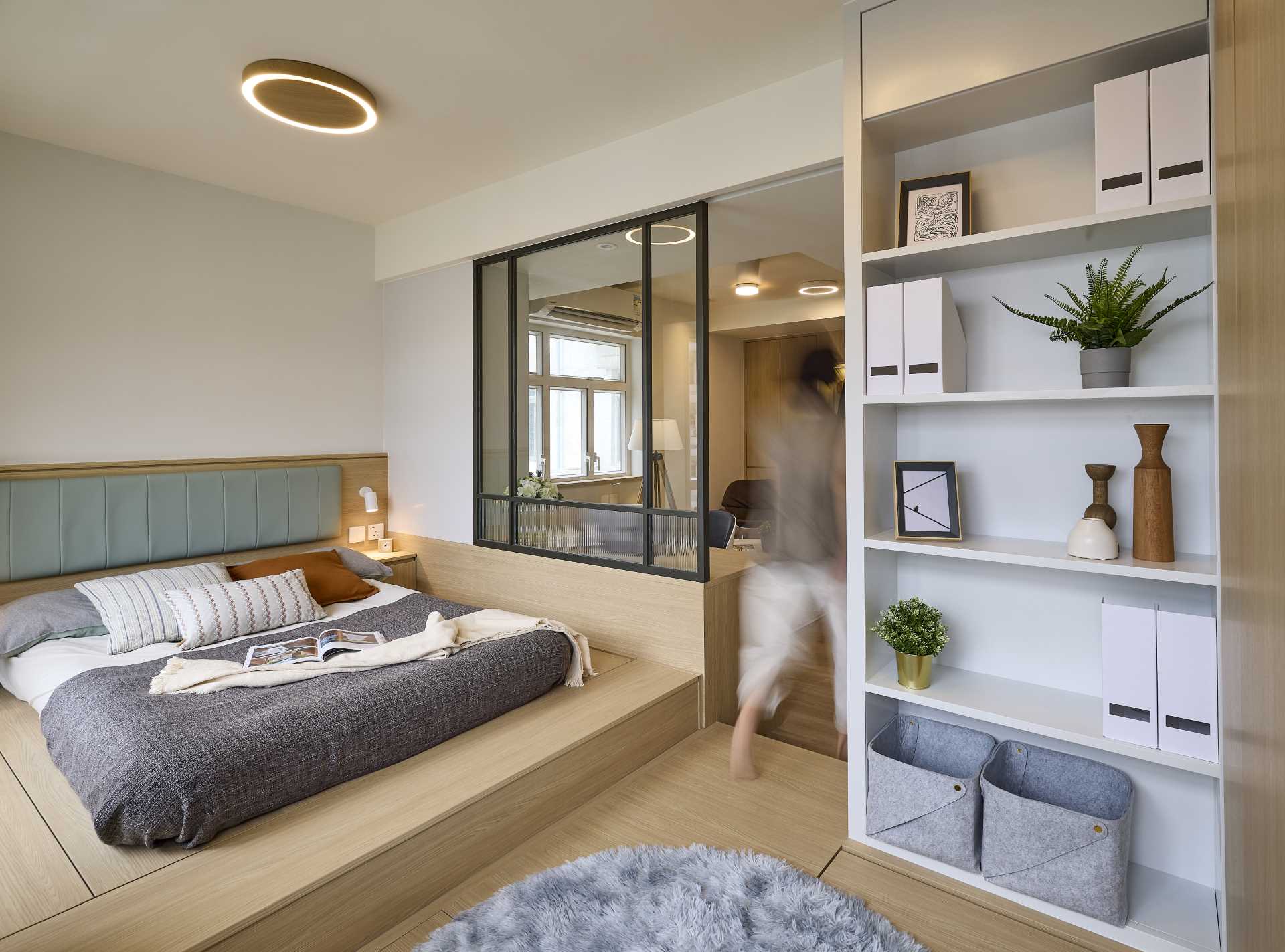 The Internal Window In The Bedroom Of This Small Apartment Allows Light Into The Living Room - ᐅ International Architecture & Design Awards 2026 | Architecture & Design Community