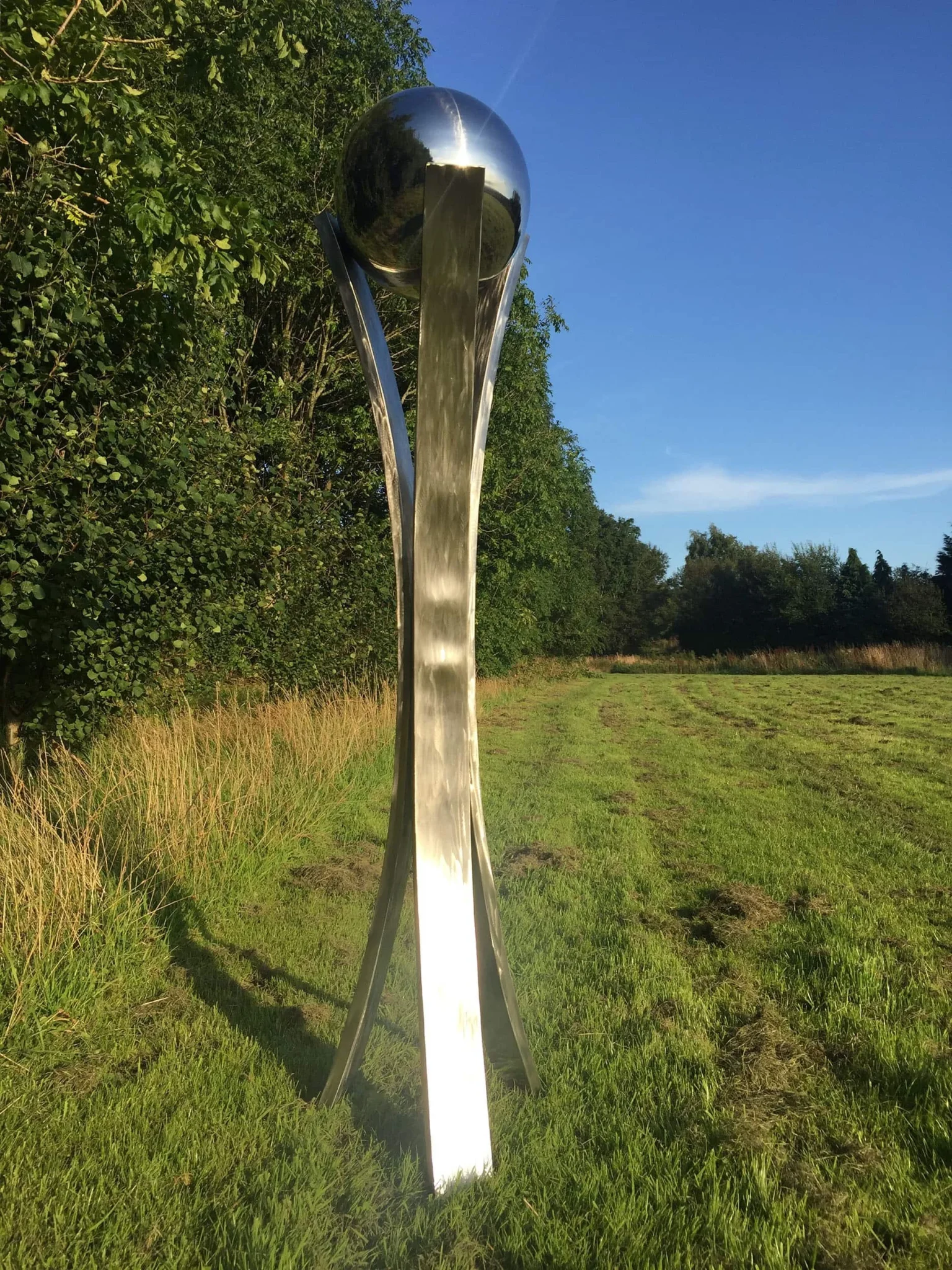 Trinity - Stainless Steel Garden Art — Steve James Sculptures