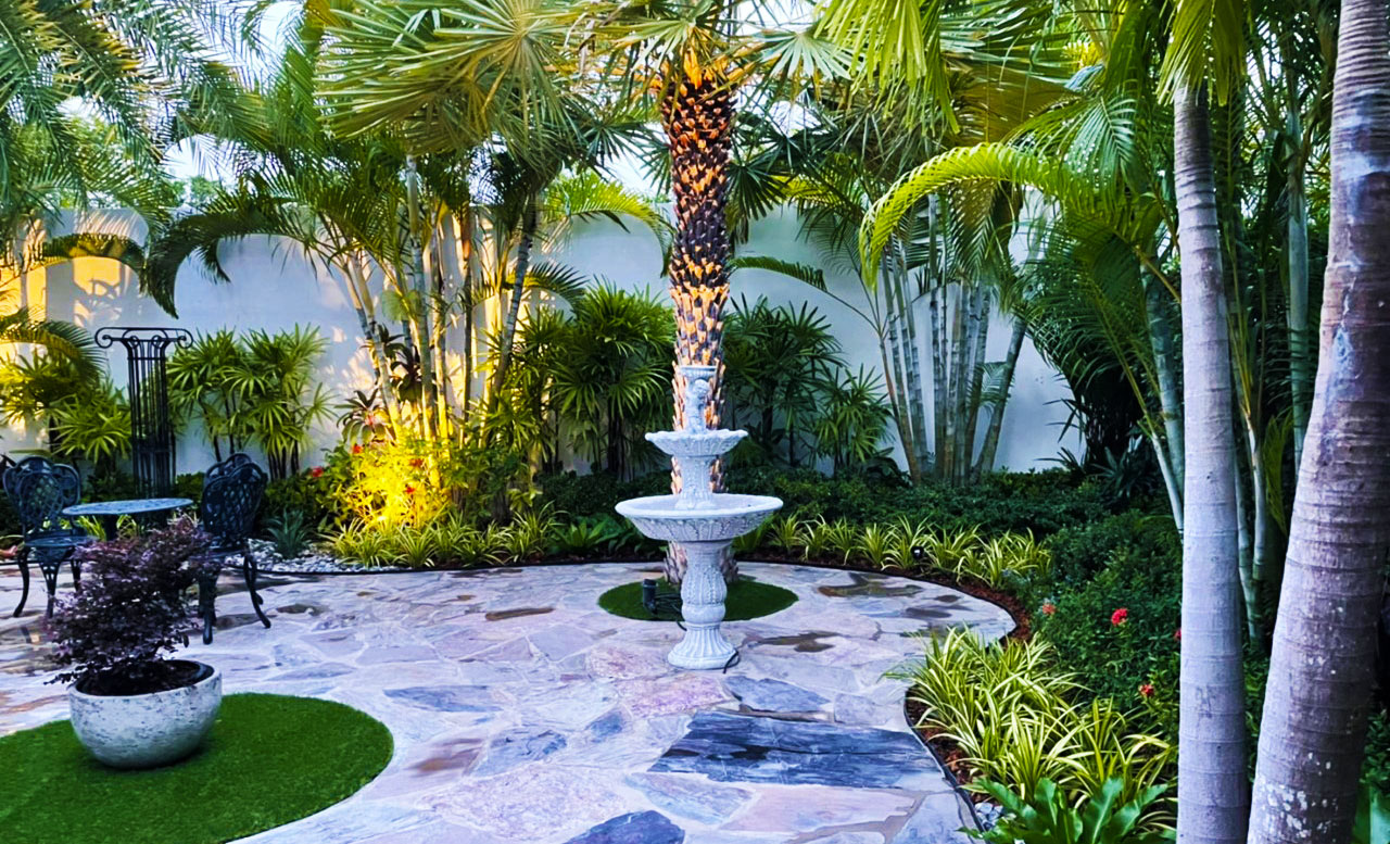 Tropical Courtyard Garden Design in Thailand - Thai Garden Design