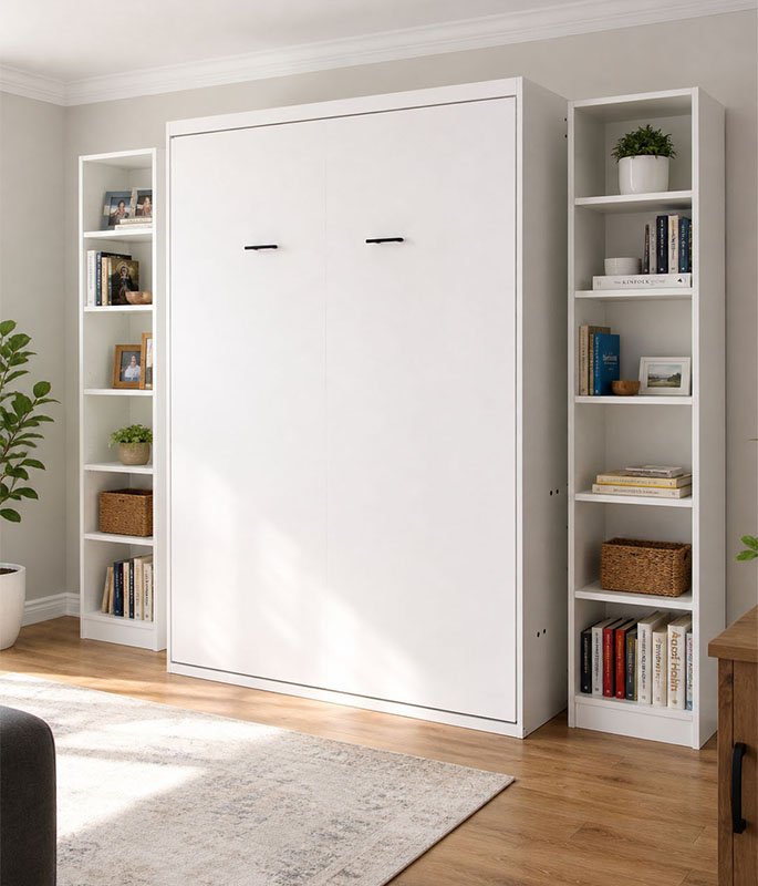 Using IKEA Billy Bookcases with a Murphy Bed: Built-In DIY Guide