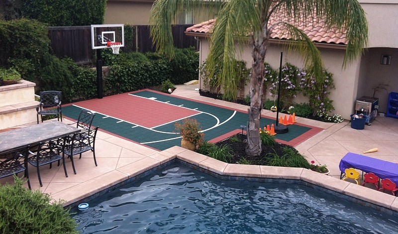 VersaCourt | Home & Backyard Basketball Court Photos