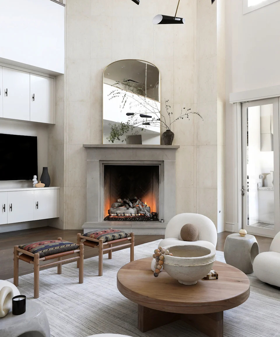 Where to hang a mirror in a living room – 6 places experts recommend for more light and design interest