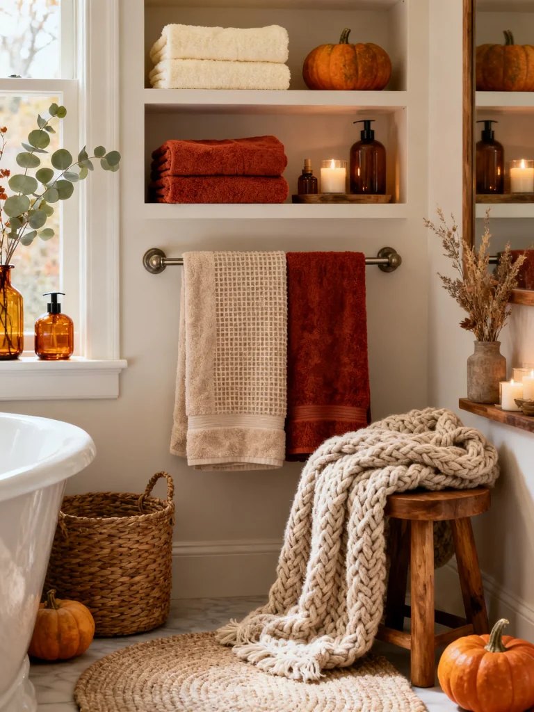 10 Fall Bathroom Decor Ideas to Cozy Up Your Space