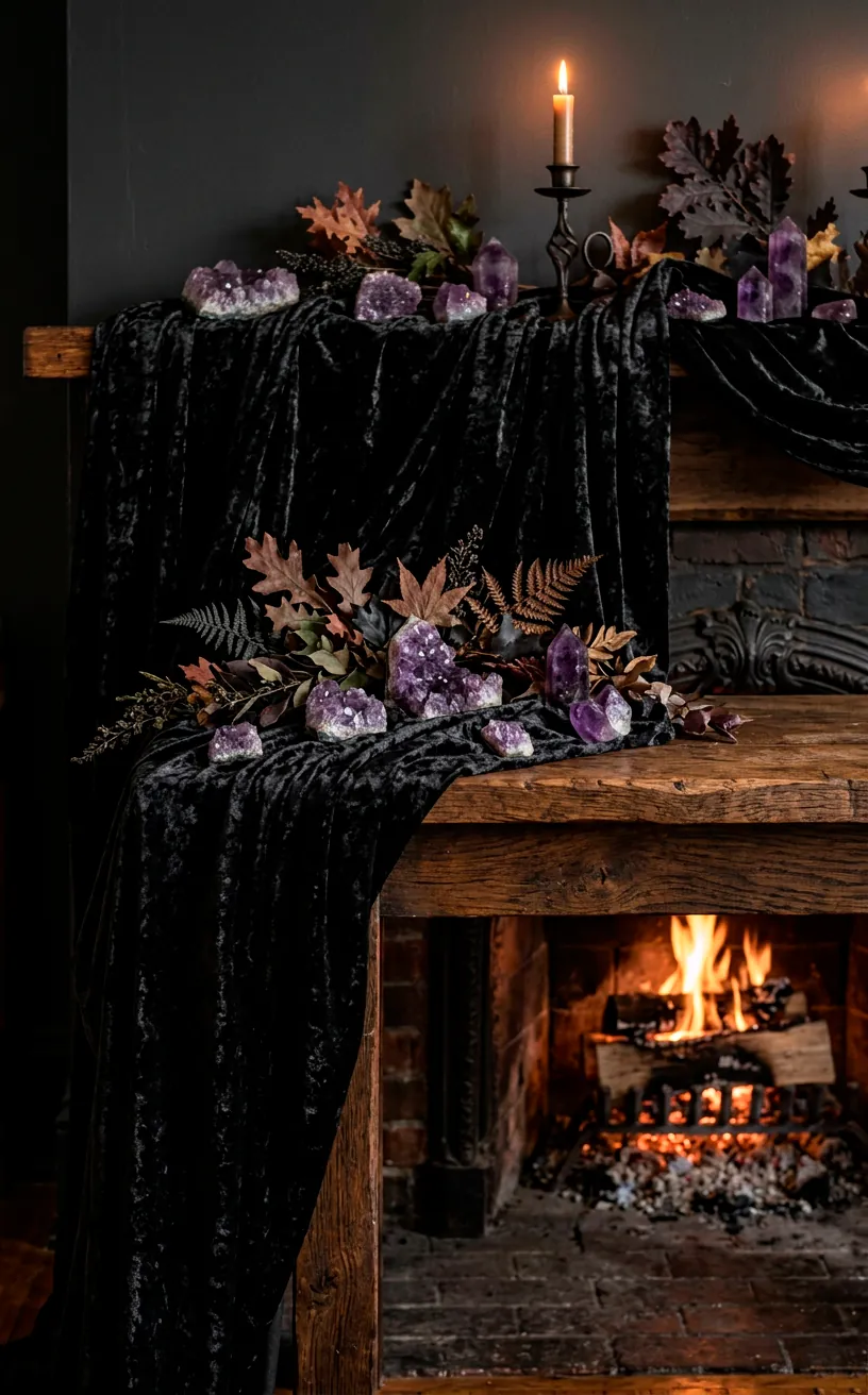 15 Witchy Fireplace Accents for Enchanting Halloween Decor - SpaceOfMuse