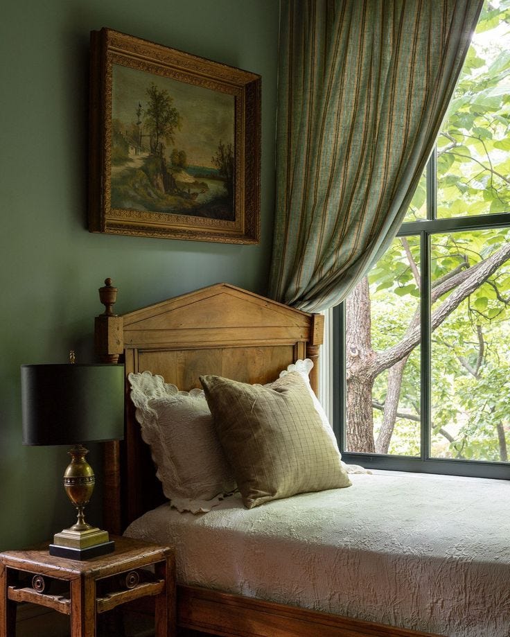 20 Dark Green Bedroom Ideas for the Most Soothing Sleeping Space - AOL