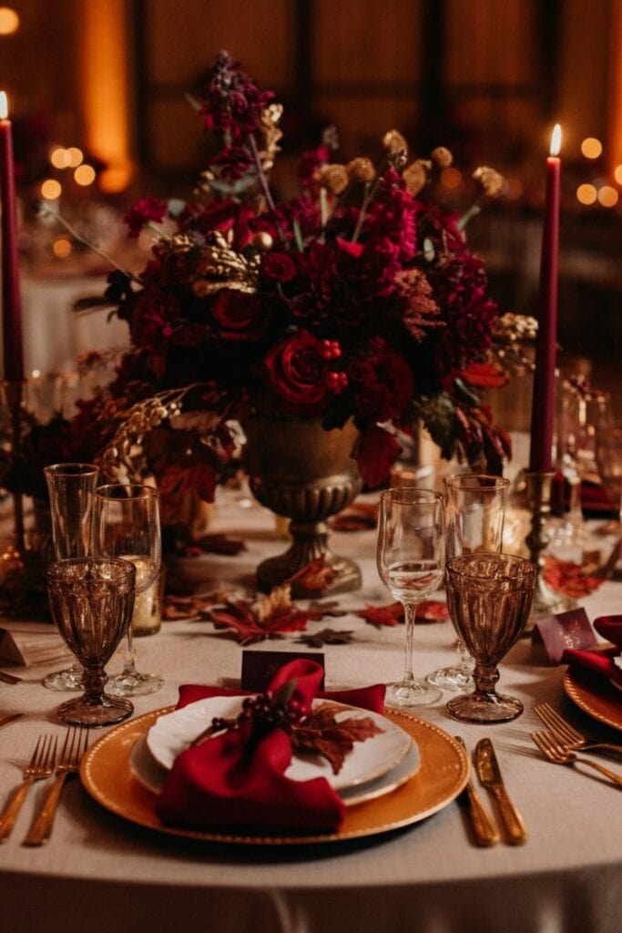 20 Fall Wedding Table Settings To Inspire Your Big Day • Confetti & Roses