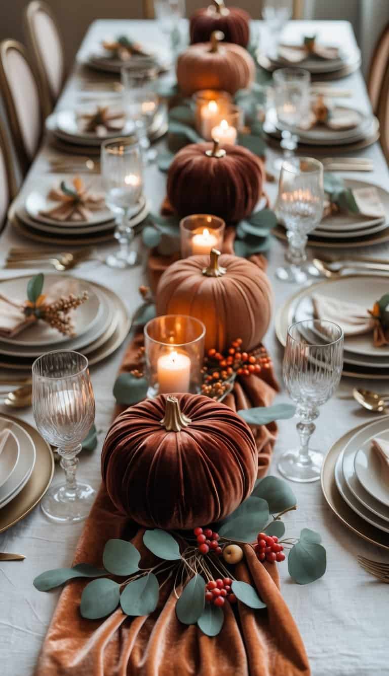 33 Velvet Tablescape Ideas for Luxurious Entertaining