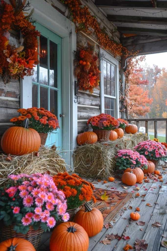45 Fall Porch Decor Ideas To Liven Up Your Home Entrance