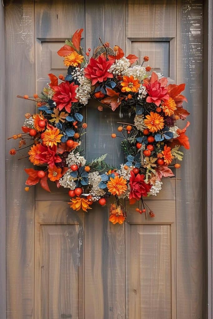 49 Fall Wreath Ideas: Eye-Catching Designs for Autumn Doors