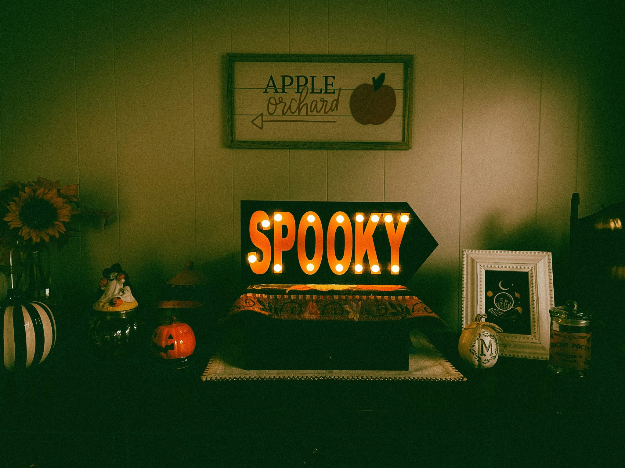 a sign on a wall