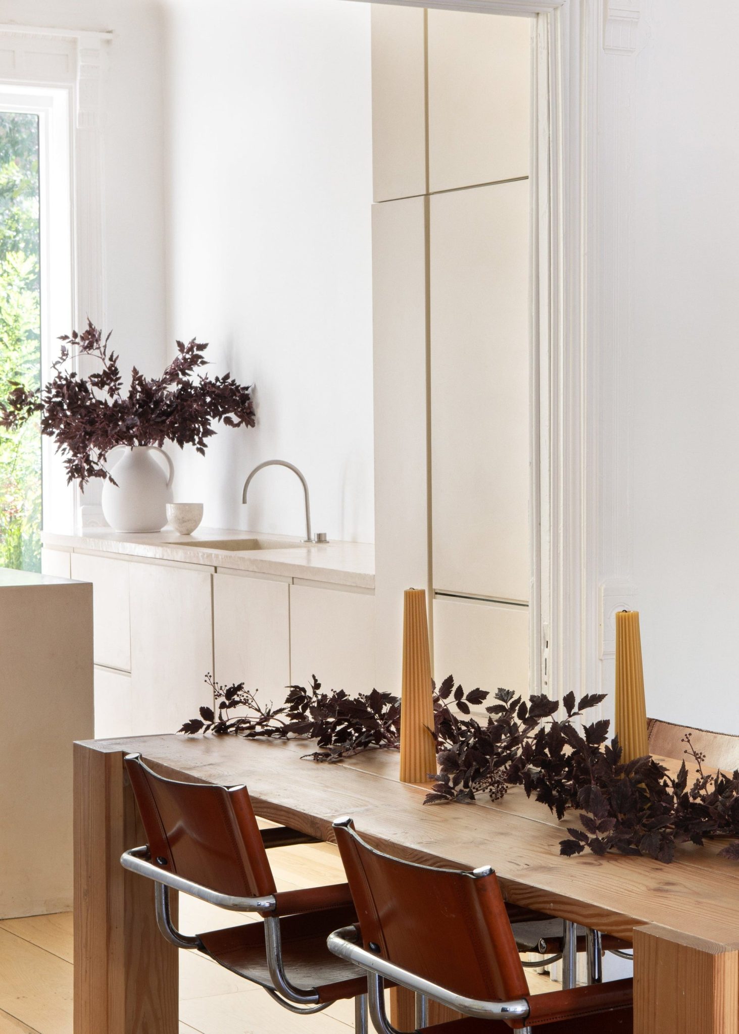 Afloral Plum Cimicifuga Seeded Garland - 6'