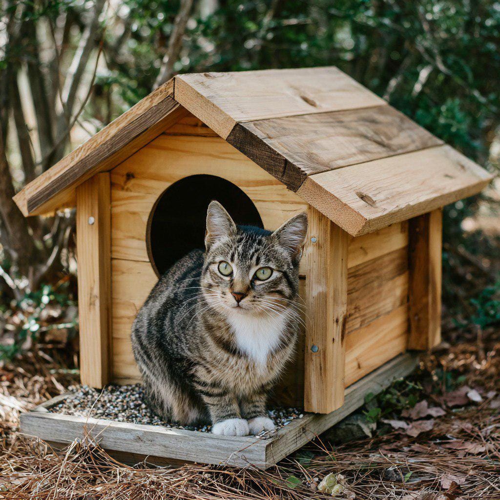 Animal Shelter Outside Cat House For Winter Outdoor Insulated Cat House,Weatherproof Winter Shelter With