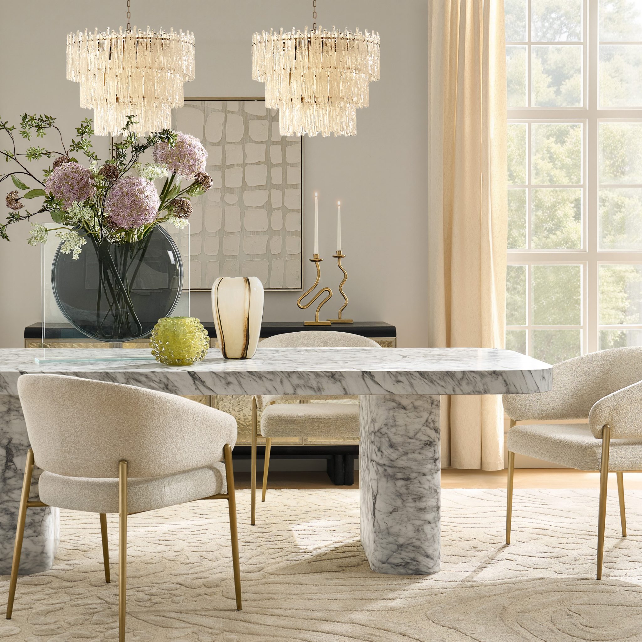 Anna Contemporary Seater Dining Table Cozy Dining Room Ideas Perfect For A Fall Feast Livingetc