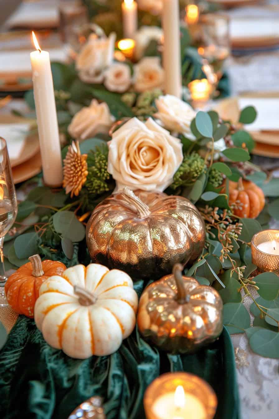 Autumn Elegance: Breathtaking Fall Wedding Centerpieces • Confetti & Roses