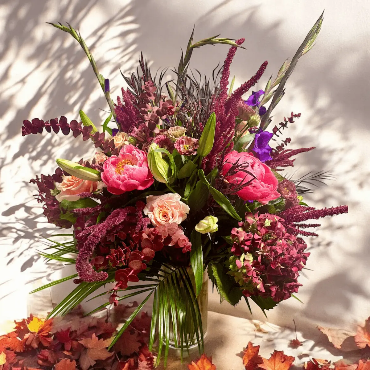 Autumn Grandeur Floral Display – Premium Fall Flower Arrangement - WOWBouquet