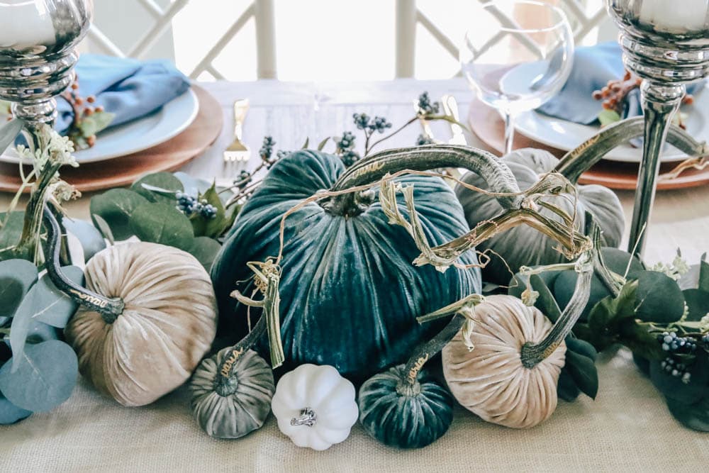 Beautiful Autumn Harvest Tablescape Story - A Blissful Nest
