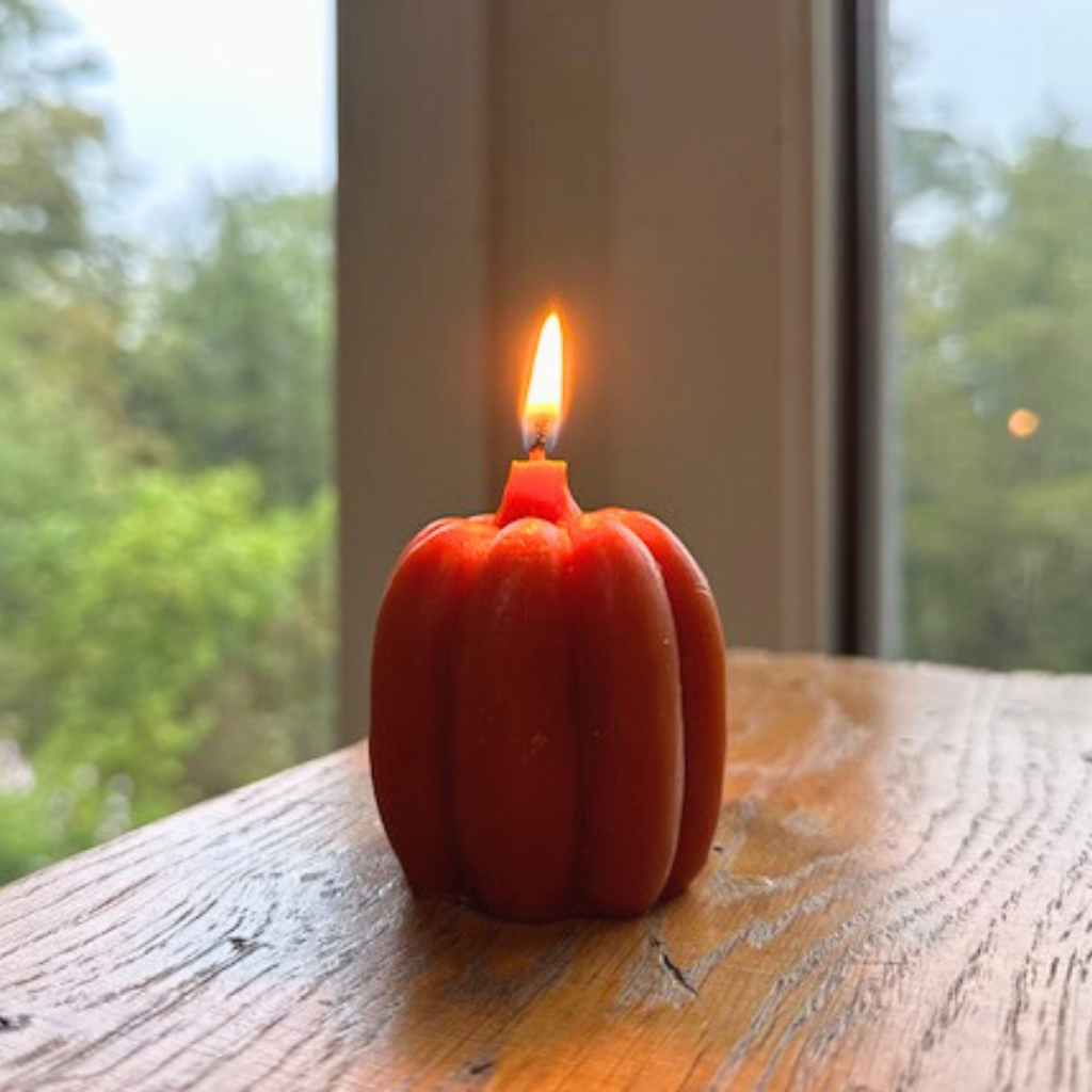 Beeswax Natural Pumpkin Candle