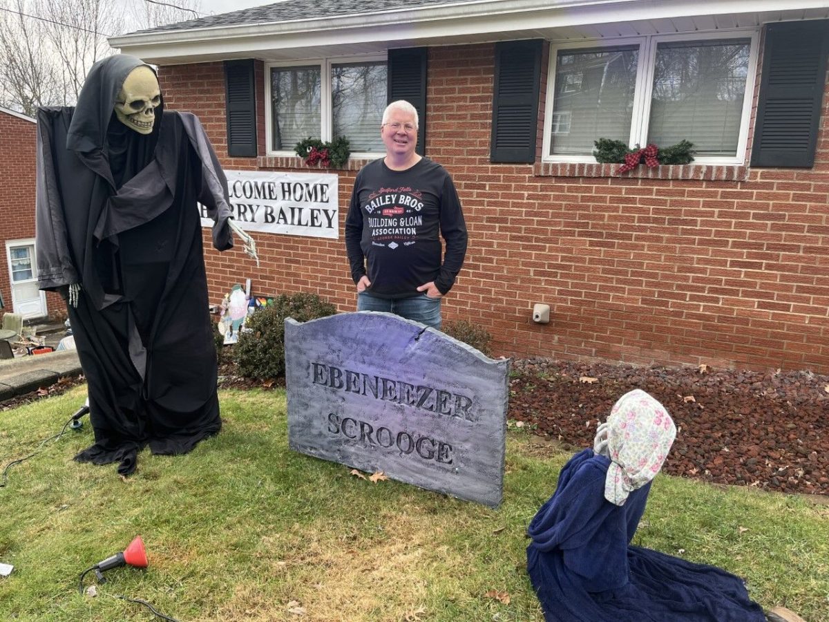 Bethel Park resident puts Halloween spin on Christmas display - The Almanac
