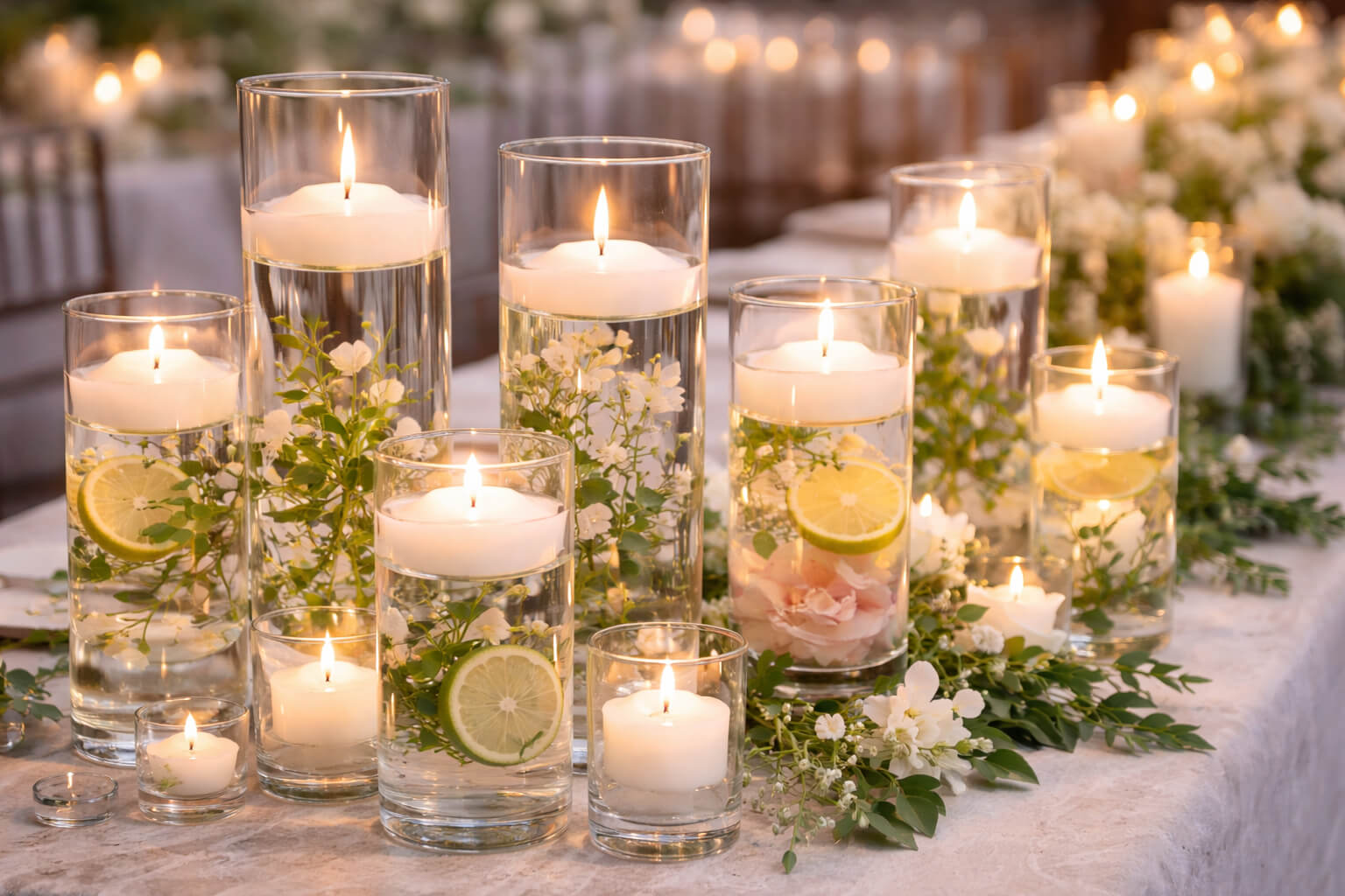 Candle Centerpiece Ideas for Weddings, Parties, and Corporate Events - Quick Candles
