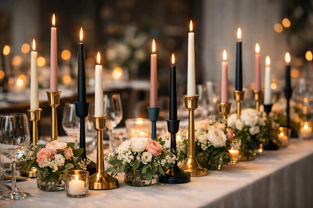 Candle Centerpiece Ideas for Weddings, Parties, and Corporate Events - Quick Candles