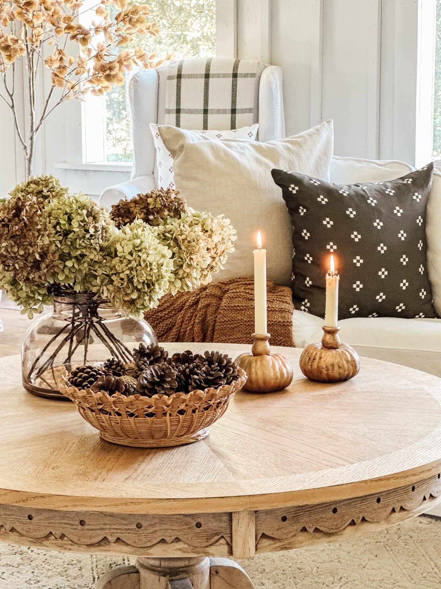 Coffee Table Decor For Fall Story - A Blissful Nest