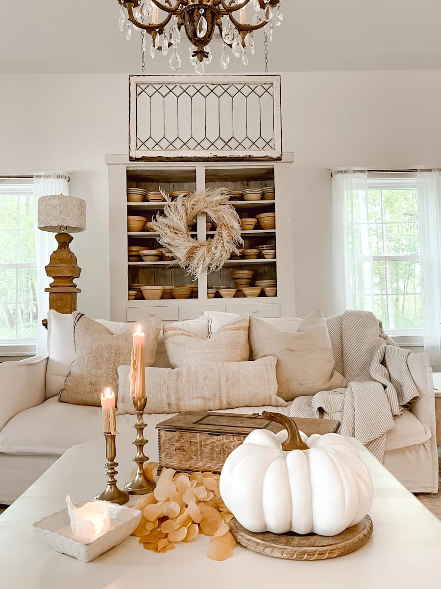 Coffee Table Decor For Fall Story - A Blissful Nest