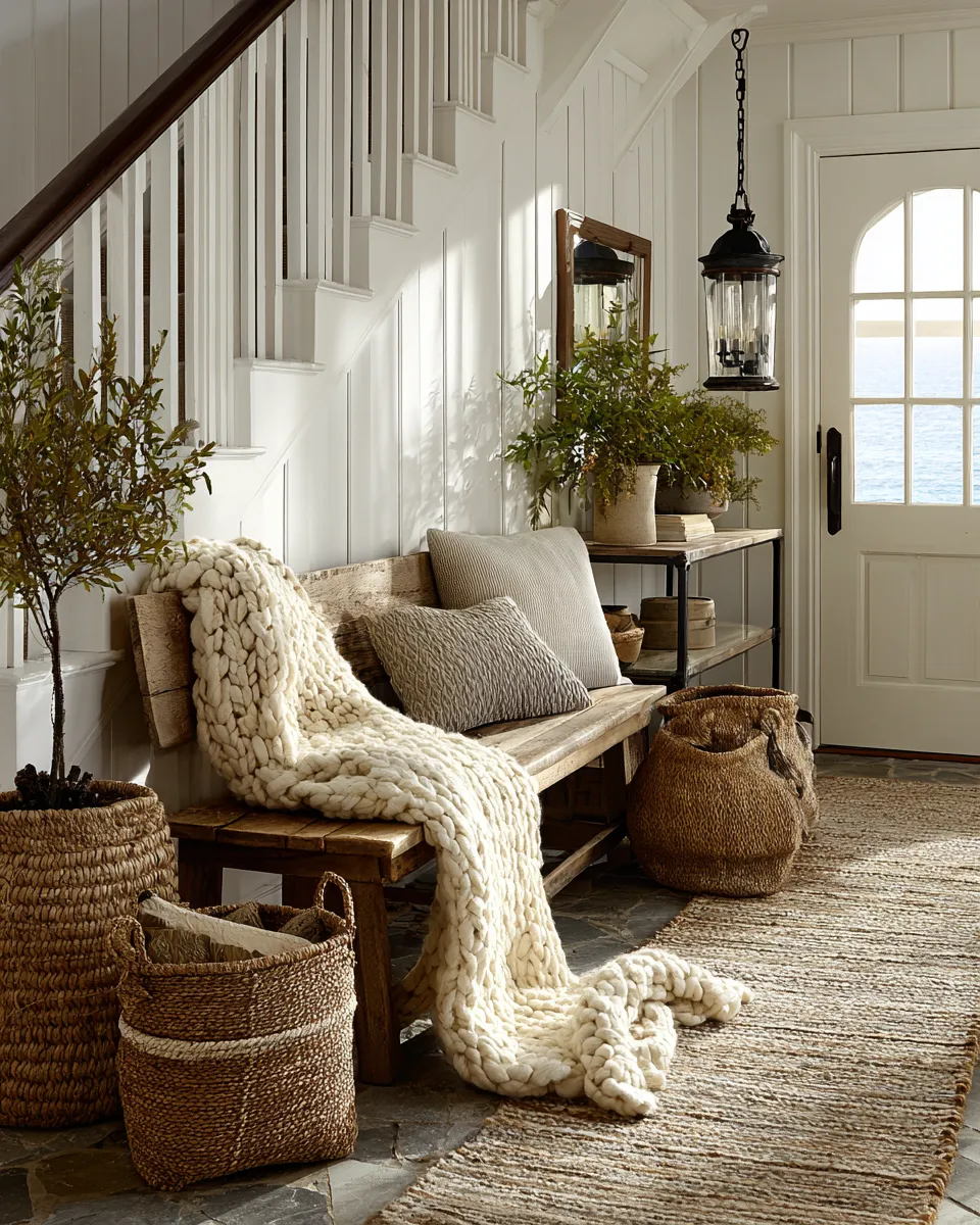Cozy Farmhouse Entryway Ideas to Welcome Guests in Style! 🌿